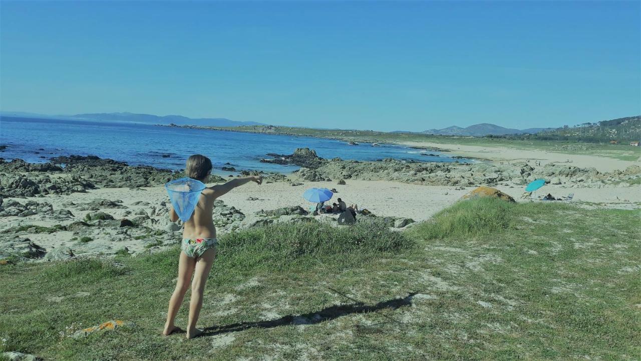 Hostal en la playa de Balieiros Corrubedo Exterior foto